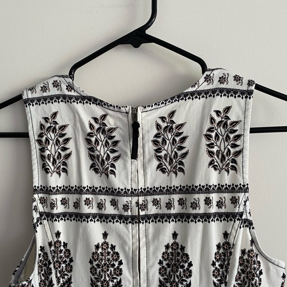 Anthropologie Woodblock MIDI Dress size 12 Fit-n-Flare sleeveless with POCKETS! - Picture 5 of 7